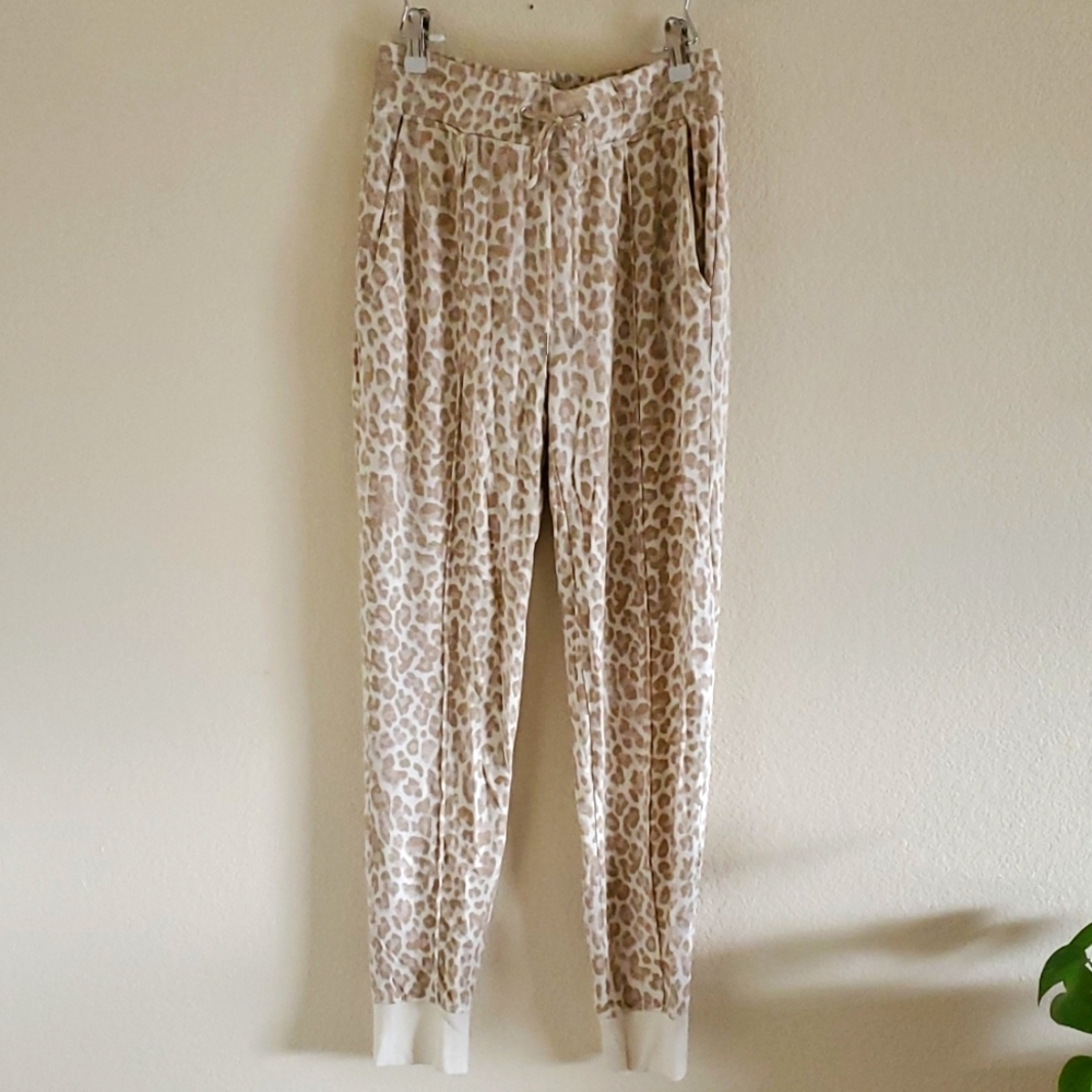 Rachel Zoe Giraffe Print Lounge Joggers Size S